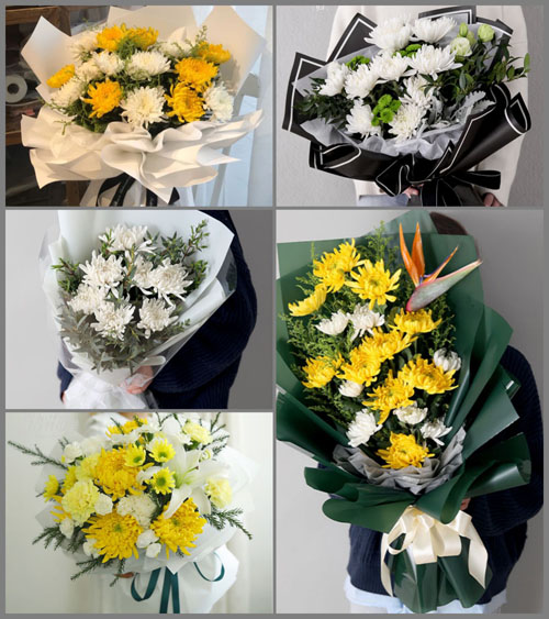 贵州遵义红花岗区三渡镇高峰村白事花束代送